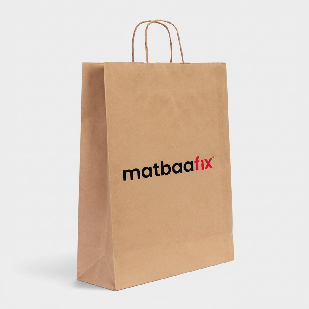 Burgu Saplı Kraft Çanta